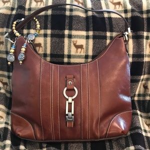 VINTAGE ETIENNE AIGNER  BROWN LEATHER PURSE